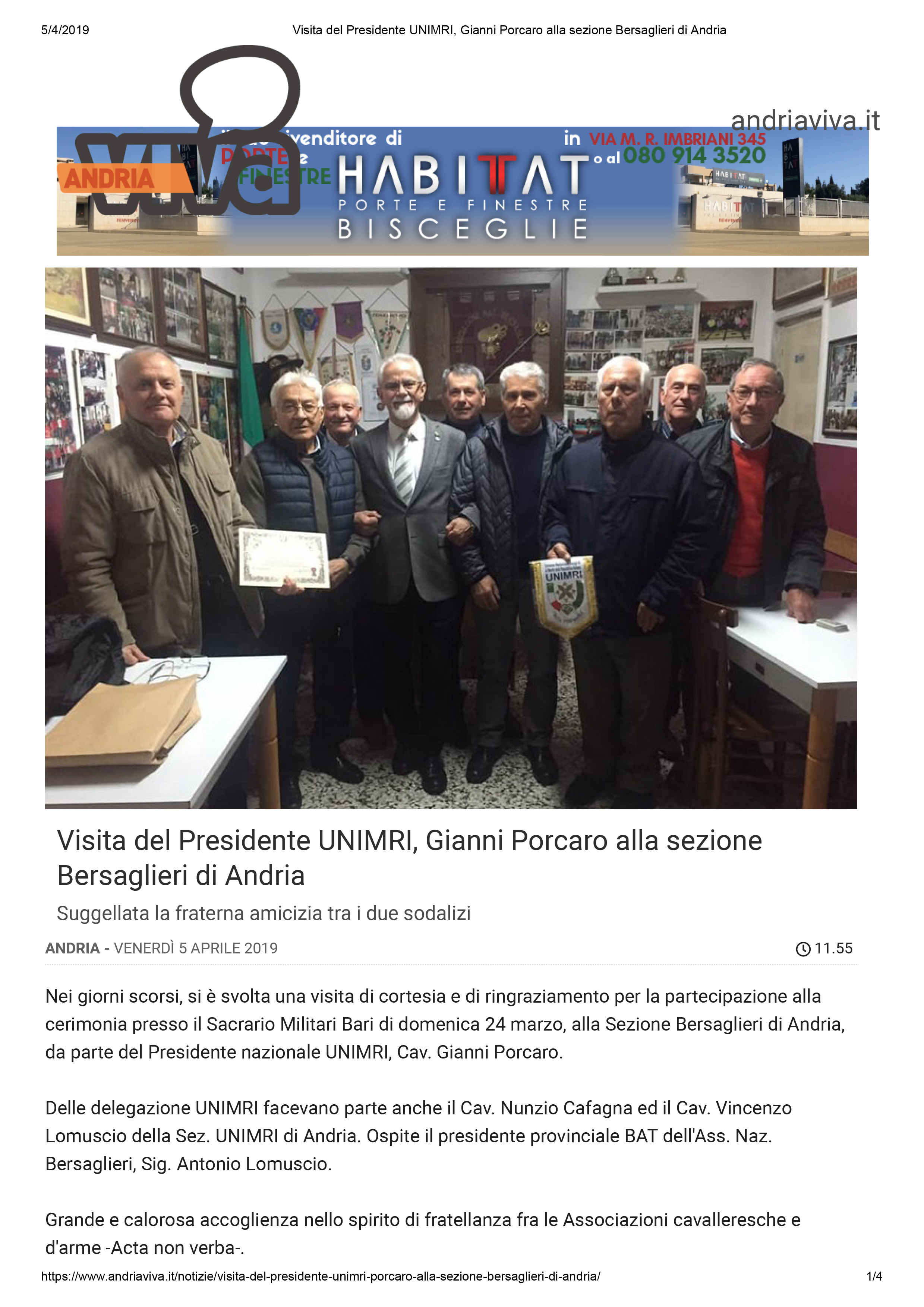 00aa_Visita_del_Presidente_UNIMRI,_Gianni_Porcaro_alla_sezione_Bersaglieri_di_Andria-1 00aa_Visita_del_Presidente_UNIMRI,_Gianni_Porcaro_alla_sezione_Bersaglieri_di_Andria-1